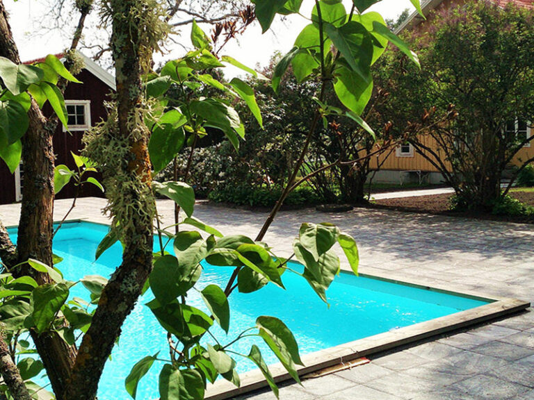 Bygga pool