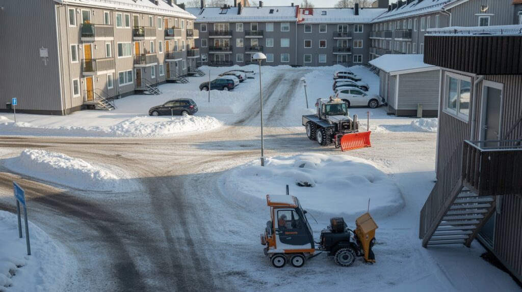 Vad påverkar priset på snöröjning för bostadsrättsföreningar?